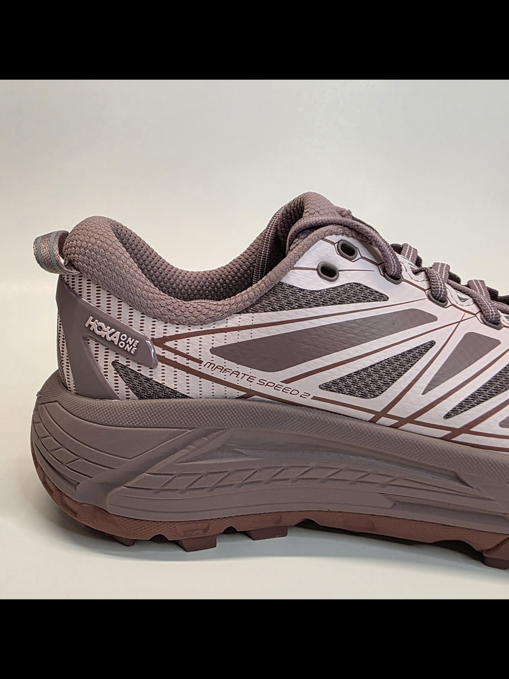 Hoka One One Mafate Speed 2 Classic Mauve Carnation Women's Size 9 - Picture 4 of 11